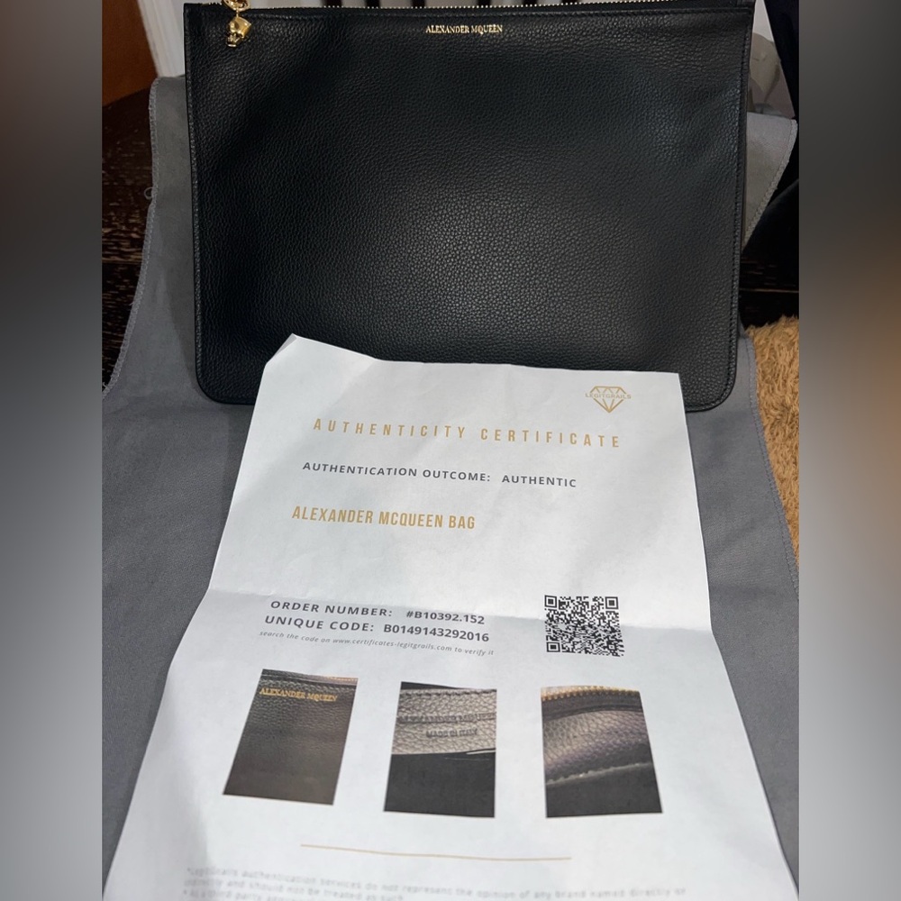 Alexander McQueen clutch